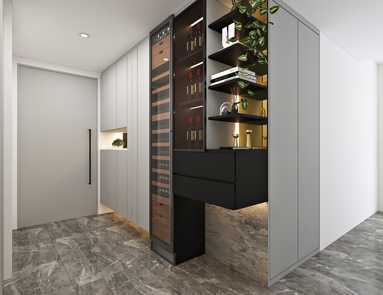 foyer renovation bto interior design